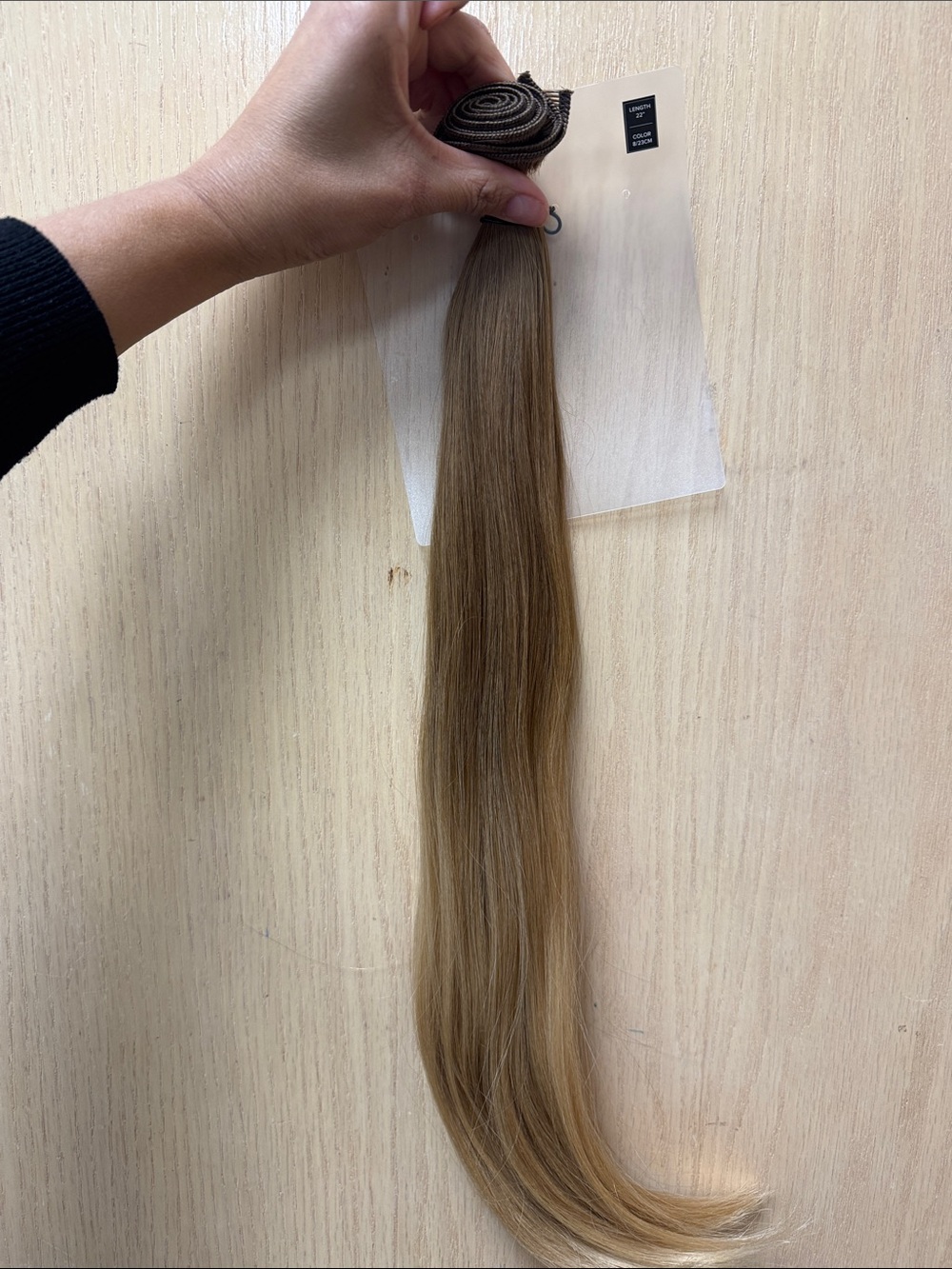 Brown Straight Clip-In Hair Extension - Unbranded